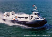 AP1-88 hovercraft with the Scandinavian company SAS -  (credit: The <a href='http://www.hovercraft-museum.org/' target='_blank'>Hovercraft Museum Trust</a>).